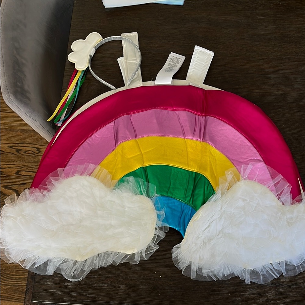 Colorful Rainbow Costume with Clouds